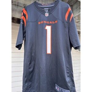 Nike Ja'Marr Chase Cincinnati Bengals Black NFL Jersey Men’s L
